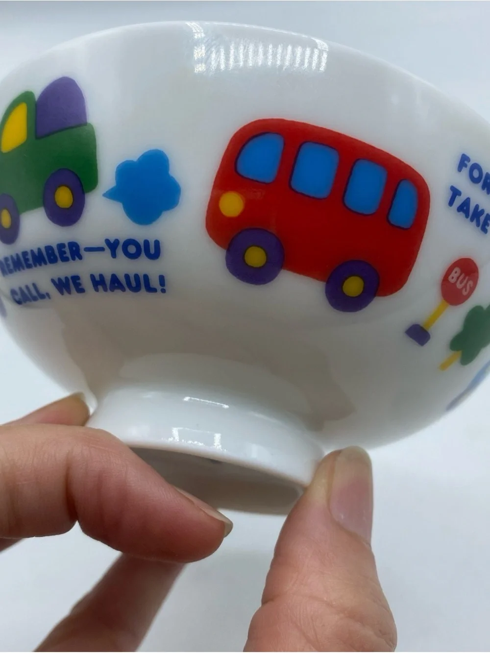 Vintage Runabouts Sanrio Cup Rice Bowl Soup  Hello Kitty Car Truck Travel Kawaii